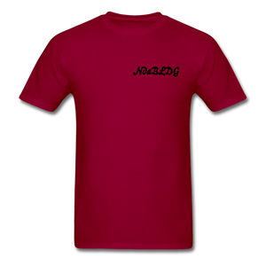 NDABLDG " OFFICIAL " T-SHIRT - dark red