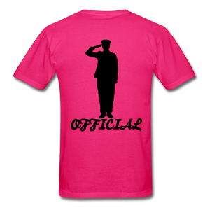 NDABLDG " OFFICIAL " T-SHIRT - fuchsia