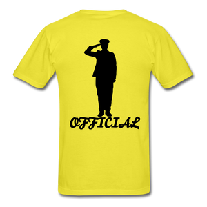 NDABLDG " OFFICIAL " T-SHIRT - yellow