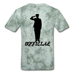 NDABLDG " OFFICIAL " T-SHIRT - military green tie dye