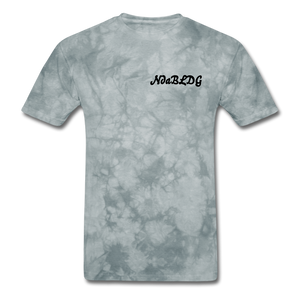 NDABLDG " OFFICIAL " T-SHIRT - grey tie dye
