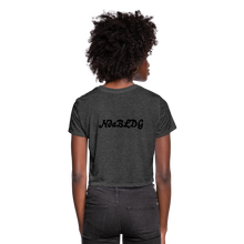Load image into Gallery viewer, Women&#39;s  NdaBldg &quot;KEEP IT SEXY&quot; Cropped T-Shirt - deep heather
