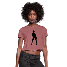 Load image into Gallery viewer, Women&#39;s  NdaBldg &quot;KEEP IT SEXY&quot; Cropped T-Shirt - mauve
