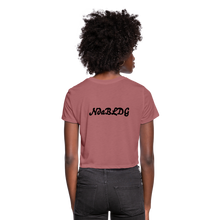 Load image into Gallery viewer, Women&#39;s  NdaBldg &quot;KEEP IT SEXY&quot; Cropped T-Shirt - mauve
