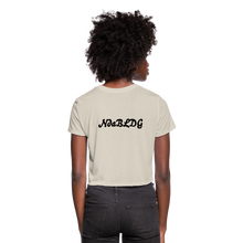 Load image into Gallery viewer, Women&#39;s  NdaBldg &quot;KEEP IT SEXY&quot; Cropped T-Shirt - dust
