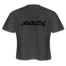 Load image into Gallery viewer, Womens NdaBLDG &quot;FITNESS&quot; CROPPED T-SHIRTS - deep heather
