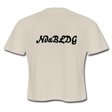 Load image into Gallery viewer, Womens NdaBLDG &quot;FITNESS&quot; CROPPED T-SHIRTS - dust
