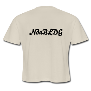 Womens NdaBLDG "FITNESS" CROPPED T-SHIRTS - dust