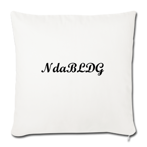 NdaBLDG "I AM A KING" Throw Pillow Cover - natural white