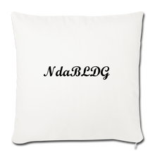 Load image into Gallery viewer, NdaBLDG &quot;I AM QUEEN&quot; PILLOW COVER - natural white
