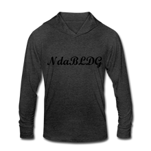 Load image into Gallery viewer, NdaBLDG &quot;I LOVE MY QUEEN &quot; Tri-Blend Hoodie Shirt - heather black
