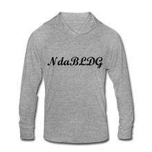 Load image into Gallery viewer, NdaBLDG &quot;I LOVE MY QUEEN &quot; Tri-Blend Hoodie Shirt - heather gray
