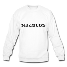 Load image into Gallery viewer, NdaBLDG &quot;PHARO&quot; CREW SWEATSHIRT - white
