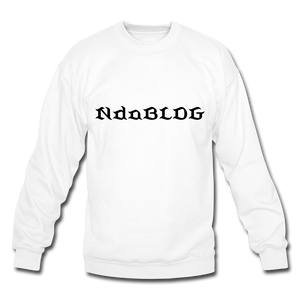 NdaBLDG "PHARO" CREW SWEATSHIRT - white
