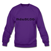 Load image into Gallery viewer, NdaBLDG &quot;PHARO&quot; CREW SWEATSHIRT - purple

