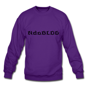 NdaBLDG "PHARO" CREW SWEATSHIRT - purple