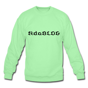 NdaBLDG "PHARO" CREW SWEATSHIRT - lime