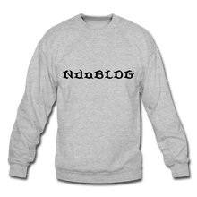 Load image into Gallery viewer, NdaBLDG &quot;PHARO&quot; CREW SWEATSHIRT - heather gray
