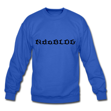 Load image into Gallery viewer, NdaBLDG &quot;PHARO&quot; CREW SWEATSHIRT - royal blue
