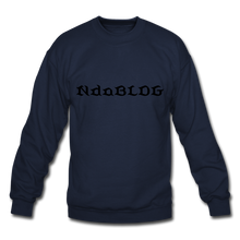 Load image into Gallery viewer, NdaBLDG &quot;PHARO&quot; CREW SWEATSHIRT - navy
