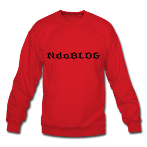 NdaBLDG "PHARO" CREW SWEATSHIRT - red