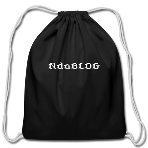 NdaBLDG Drawstring Bag - black