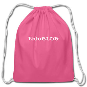NdaBLDG Drawstring Bag - pink