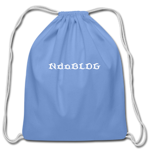 NdaBLDG Drawstring Bag - carolina blue