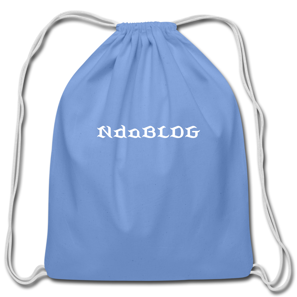 NdaBLDG Drawstring Bag - carolina blue