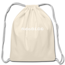 Load image into Gallery viewer, NdaBLDG Drawstring Bag - natural
