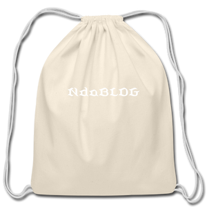 NdaBLDG Drawstring Bag - natural