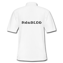 Load image into Gallery viewer, NdaBLDG Men&#39;s  Polo Shirt - white
