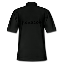 Load image into Gallery viewer, NdaBLDG Men&#39;s  Polo Shirt - black
