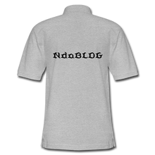 Load image into Gallery viewer, NdaBLDG Men&#39;s  Polo Shirt - heather gray
