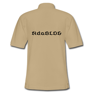 NdaBLDG Men's  Polo Shirt - beige