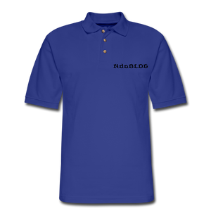 NdaBLDG Men's  Polo Shirt - royal blue