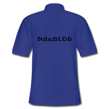 Load image into Gallery viewer, NdaBLDG Men&#39;s  Polo Shirt - royal blue
