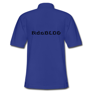 NdaBLDG Men's  Polo Shirt - royal blue
