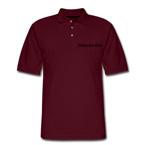 NdaBLDG Men's  Polo Shirt - burgundy