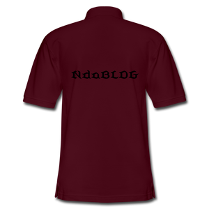 NdaBLDG Men's  Polo Shirt - burgundy