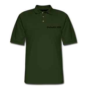 NdaBLDG Men's  Polo Shirt - forest green