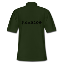 Load image into Gallery viewer, NdaBLDG Men&#39;s  Polo Shirt - forest green
