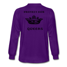 Load image into Gallery viewer, NdaBLDG &quot;PROTECT OUR QUEENS &quot; long sleeve shirts - purple
