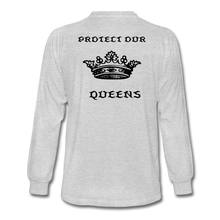 Load image into Gallery viewer, NdaBLDG &quot;PROTECT OUR QUEENS &quot; long sleeve shirts - heather gray
