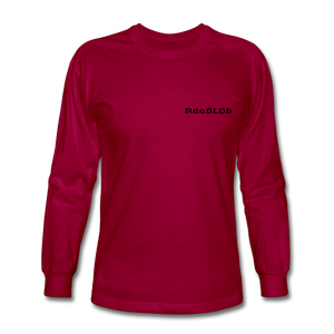 NdaBLDG "PROTECT OUR QUEENS " long sleeve shirts - dark red