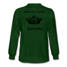 Load image into Gallery viewer, NdaBLDG &quot;PROTECT OUR QUEENS &quot; long sleeve shirts - forest green
