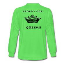 Load image into Gallery viewer, NdaBLDG &quot;PROTECT OUR QUEENS &quot; long sleeve shirts - kiwi
