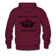 Load image into Gallery viewer, NdaBLDG &quot;PROTECT OUR QUEENS&quot; HOODIE - burgundy
