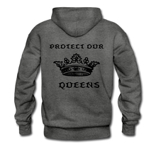 Load image into Gallery viewer, NdaBLDG &quot;PROTECT OUR QUEENS&quot; HOODIE - charcoal gray
