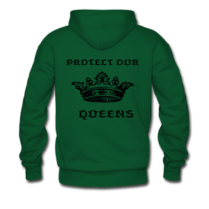 NdaBLDG "PROTECT OUR QUEENS" HOODIE - forest green
